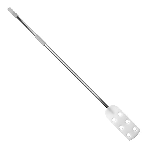 EMGA White HDPE Food Spatula with Holes | Heat Resistant up to 80°C | 140 cm 1