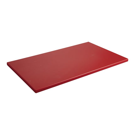 CaterChef Red HDPE Cutting Board for Meat | 2-Sided Smooth | 50 x 30 x 1.5 cm 1