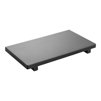 Black Sushi Serving Tray | CaterChef | HDPE with Feet | 30 x 17 x H3 cm 1