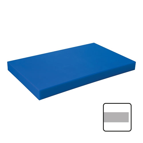 Blue HDPE HACCP Cutting Board for Fish | CaterChef | Smooth with Feet | 50 x 30 x 4 cm 1