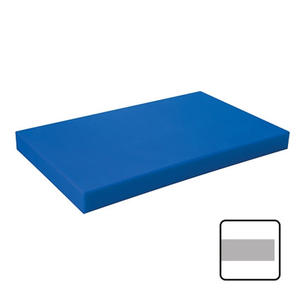 Blue HDPE HACCP Cutting Board for Fish | CaterChef | Smooth with Feet | 60 x 33 x 4 cm 1