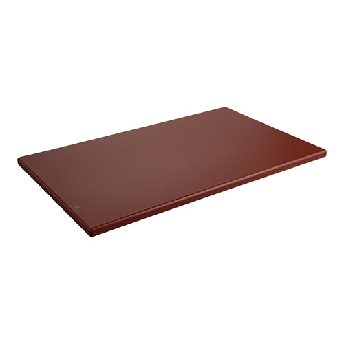 CaterChef Brown HDPE Cutting Board, Double-Sided Smooth | 50 x 30 x 1.5 cm 1