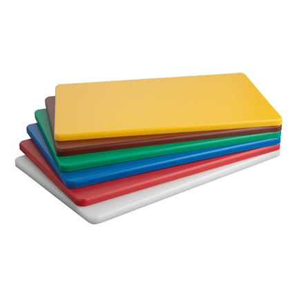 CaterChef Assorted HDPE Cutting Board Set | Set of 6 | 35 x 24 x 1 cm 1