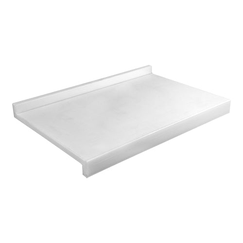 White HDPE Carving Board with Stop Edge | CaterChef | 60 x 40 cm | 2 cm Thick 1