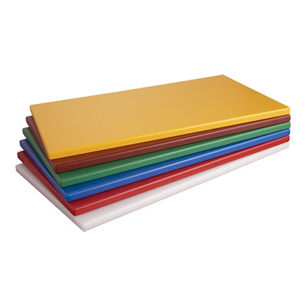 CaterChef HDPE Cutting Board Set | Set of 6 | Assorted Colors | 50 x 30 x 1.5 cm 1