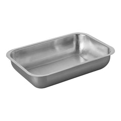 Stainless Steel 18/8 Meat Tray | EMGA | Stackable, Dishwasher Safe | H7.5 x 36 x 22 cm 1