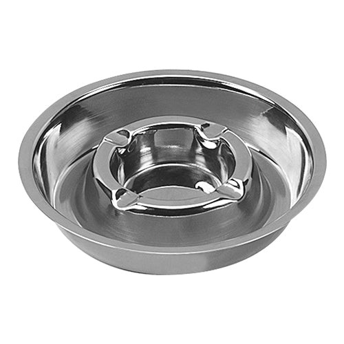Stainless Steel Ashtray | EMGA | Ø16 x H2.8 cm 1