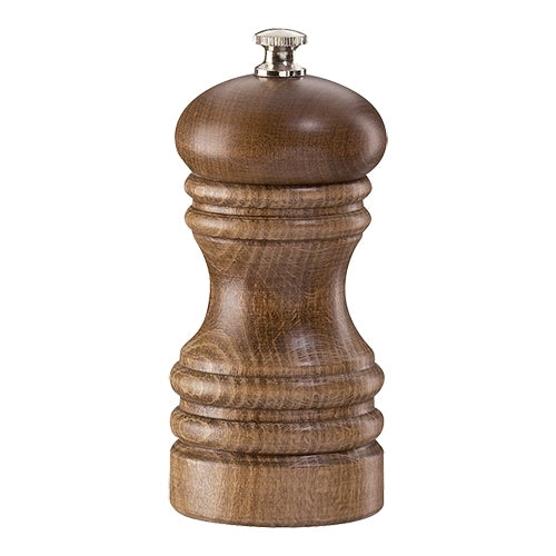 Salt Grinder, Dark Beechwood | Zassenhaus Berlin | Ceramic Grinder | Ø5.4 x H12 cm 1