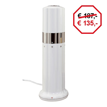 Electric Rechargeable Pepper Grinder with Charger Stand | Zassenhaus | White | H30 cm 1