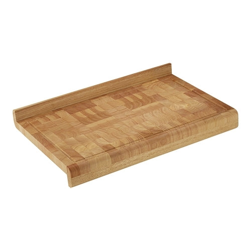 Zassenhaus End-Grain Rubber Tree Wood Carving Board | Stop Edge and Groove | 60 x 40 x 3 cm 1