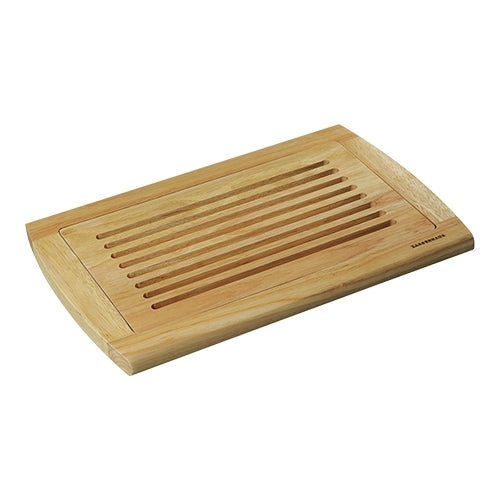 Zassenhaus Rubber Tree Wood Bread Cutting Board | Crumb Catcher | 42 x 28 x 2 cm 1