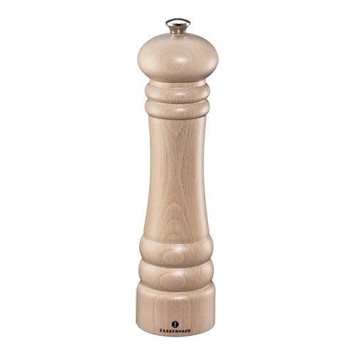 Zassenhaus Berlin Pepper Grinder | Natural Beechwood | Ceramic Precision Grinder | Ø6.2 x H24 cm 1