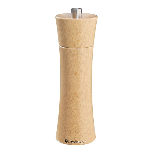 Beechwood Pepper Grinder with Ceramic Precision Mechanism | Zassenhaus Frankfurt | Natural | Ø5.6 x H18 cm 1