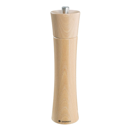 Beechwood Pepper Grinder with Ceramic Precision Mechanism | Zassenhaus Frankfurt | Natural | Ø5.9 x H24 cm 1