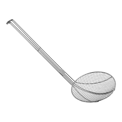 Stainless Steel Frying Shovel | EMGA | Ø18 cm | 50 cm Length | Mesh 2.38 x 2.38 mm 1