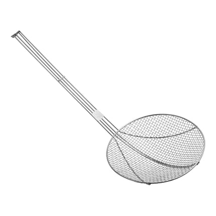 Stainless Steel Frying Shovel | EMGA | Ø24 cm | 55 cm Length | Mesh 2.38 x 2.38 mm 1