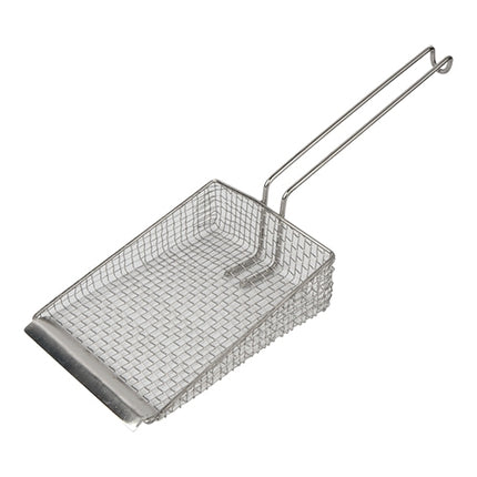 Stainless Steel Chip Shovel, Single Mesh | EMGA | Raised Edge | 16 x 22 cm 1