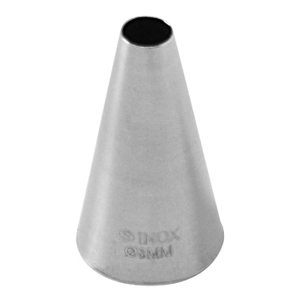 EMGA Seamless Stainless Steel Icing Tip No. 05 | Smooth | Ø8 mm 1