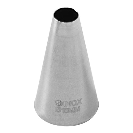 EMGA Seamless Stainless Steel Icing Tip No. 07 | Smooth | Ø10 mm 1