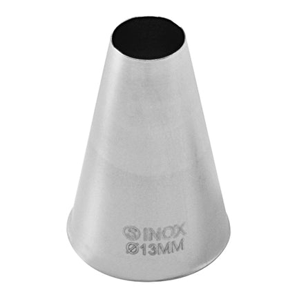 Seamless Stainless Steel Icing Tip 10 | EMGA | Smooth | Ø13 mm | Ø3 x H5 cm 1
