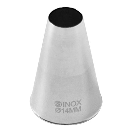 Seamless Stainless Steel Icing Tip 11 | EMGA | Smooth | Ø14 mm | Ø3 x H4.5 cm 1