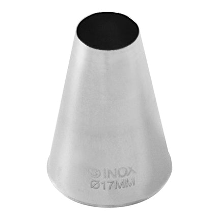 Seamless Stainless Steel Icing Tip Size 14 | EMGA | Smooth Piping Nozzle | Ø17 mm 1
