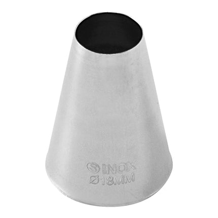 Seamless Stainless Steel Icing Tip Size 15 | EMGA | Smooth Piping Nozzle | Ø18 mm 1