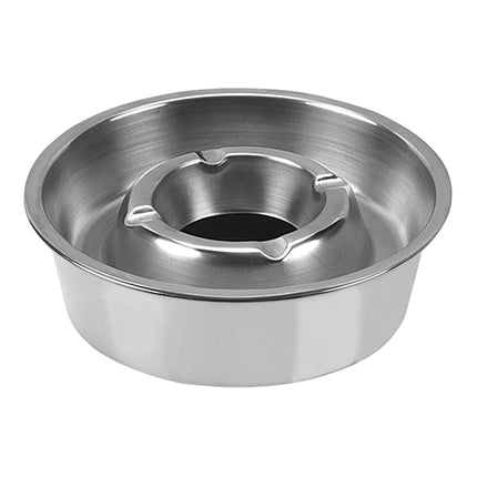 Stainless Steel Outdoor Ashtray | EMGA | Ø14 x H4.3 cm 1