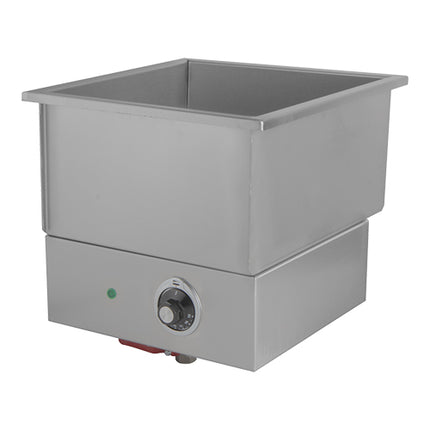 Stainless Steel Built-In Bain Marie with Drain Valve | Mach | 2/3 GN, 2000 W | 34.5 x 37.6 x H30 cm 1