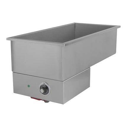 Stainless Steel Built-In Bain Marie with Drain Valve | Mach | 4/3 GN, 2000 W | 34.5 x 72.3 x H30 cm 1