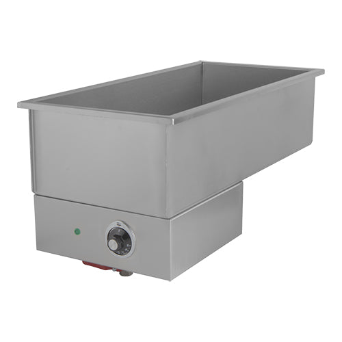 Stainless Steel Built-In Bain Marie with Drain Valve | Mach | 4/3 GN, 2000 W | 34.5 x 72.3 x H30 cm 1