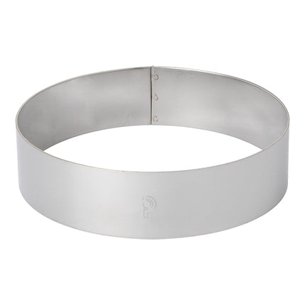 EMGA Stainless Steel Cake Ring | Oven Resistant | Ø18 x H4.5 cm 1