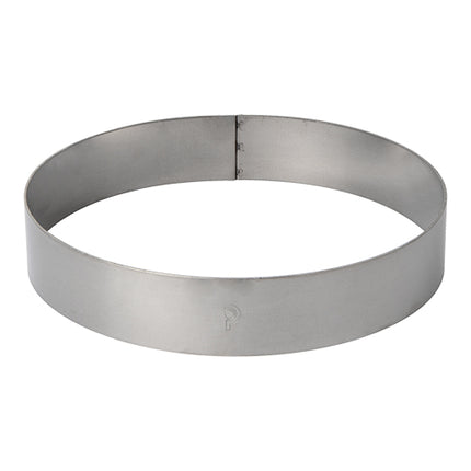 Stainless Steel Cake Ring Oven Resistant | EMGA | Ø24 x H4.5 cm 1