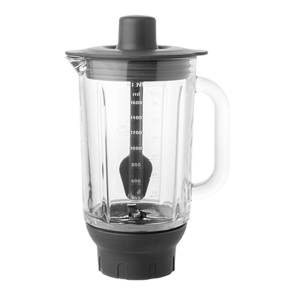 Kenwood ThermoResist Glass Mixing Beaker | Dishwasher Safe | 1.6 L Cold / 1.2 L Hot 1