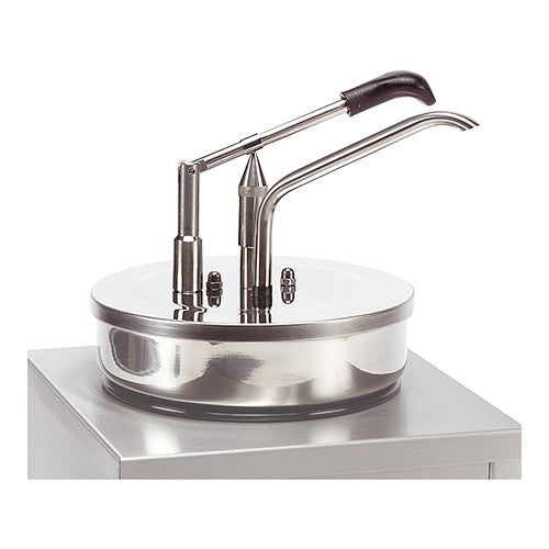Stainless Steel Sauce Warmer Dispenser | Hovicon | Lever Action | Ø17 x H33.5 cm | 4.5 L 1