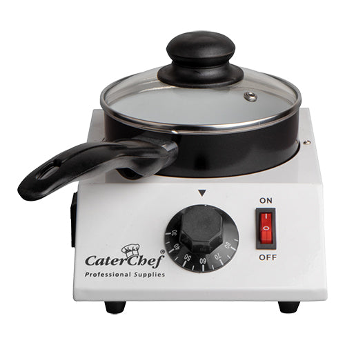 CaterChef Single Pan Chocolate Warmer | Stainless Steel | 1.25 L | 40 W | 30-80°C 1