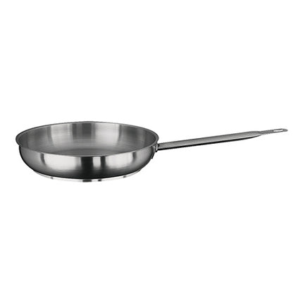 Stainless Steel Lyonnaise Frying Pan with Sandwich Bottom | EMGA | Ø24 x H5 cm 1