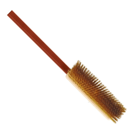 Pizza Oven Brush | EMGA | Brass Brush with Aluminium Handle | 27 x 7 x L150 cm 1