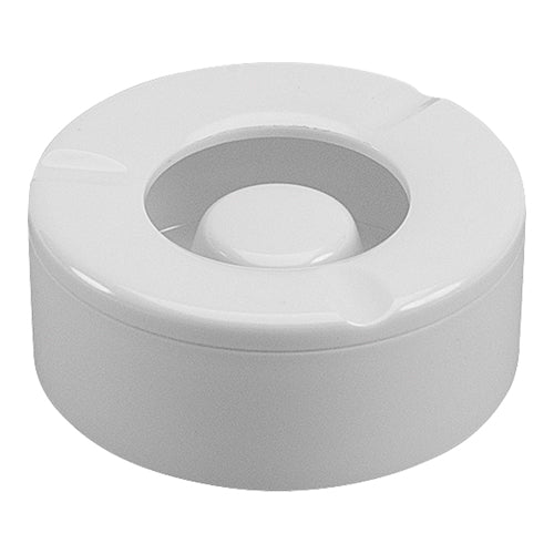 White Melamine Outdoor Ashtray | WACA | Dishwasher Safe | Ø10 x H4.3 cm 1