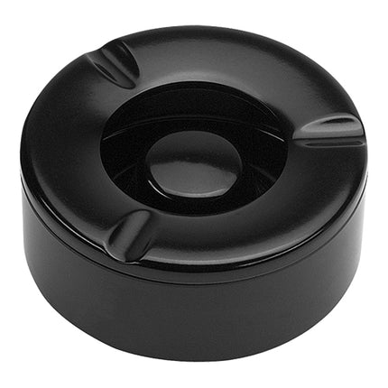 Black Melamine Outdoor Ashtray | WACA | Dishwasher Safe | Ø10 x H4.3 cm 1