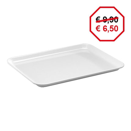 White Melamine Display Tray | WACA | Dishwasher Safe | 27 x 21 x H1.7 cm 1