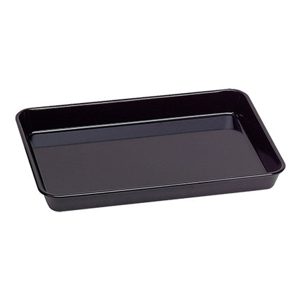Black Melamine Meat Tray | WACA | Stackable | 19 x 15 x H4 cm 1