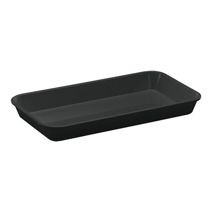 Black Melamine Meat Tray | WACA | Stackable | 29 x 16 x H3.5 cm 1