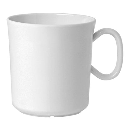 White Melamine Mug | WACA | 40 cl | Ø8.5 x H9.5 cm | Dishwasher Safe 1