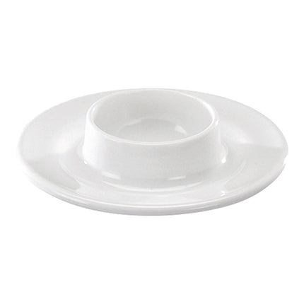 WACA White Melamine Egg Cup with Saucer | One-Piece | Ø9.2 cm 1