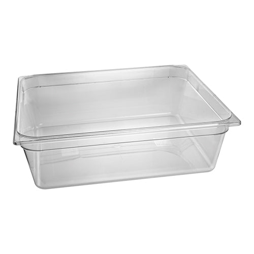 CaterChef Transparent Polycarbonate GN 2/1 Gastronorm Pan | 200 mm | 58 L 1