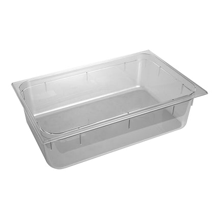 Gastronorm GN 1/1 Polycarbonate Food Pan | CaterChef | Transparent, H150 mm | 19.5 L, 53 x 32.5 cm 1
