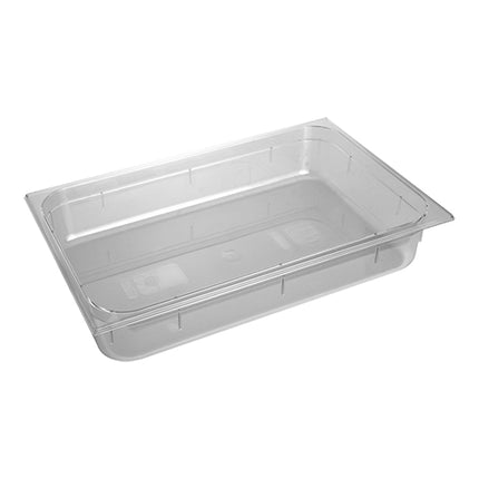 Gastronorm GN 1/1 Polycarbonate Food Pan | CaterChef | Transparent, H100 mm | 13 L, 53 x 32.5 cm 1