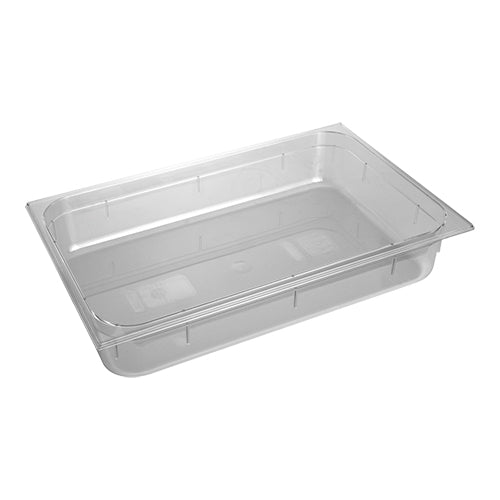 Gastronorm GN 1/1 Polycarbonate Food Pan | CaterChef | Transparent, H100 mm | 13 L, 53 x 32.5 cm 1
