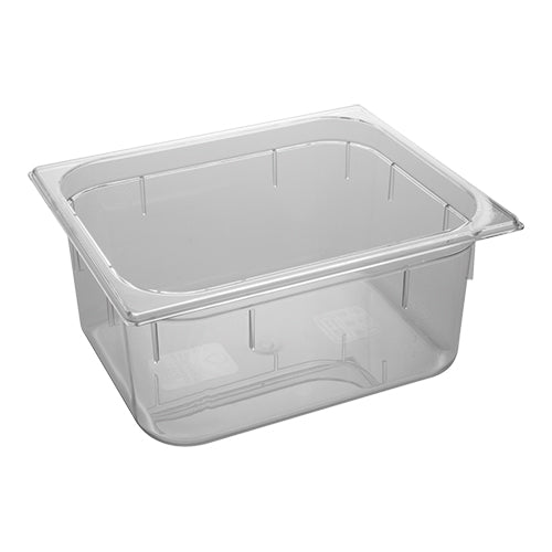Transparent Polycarbonate Gastronorm Food Pan GN 1/2 | CaterChef | 150 mm Deep | 9.2 L 1